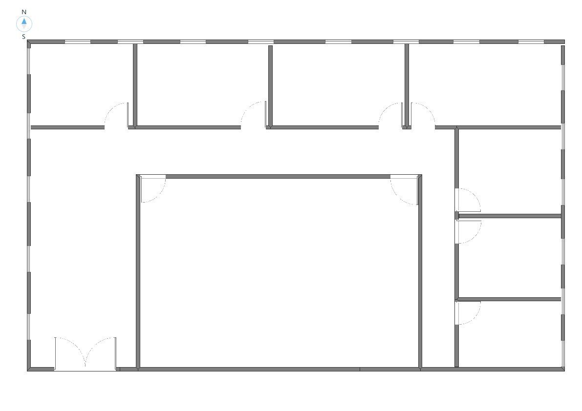 远洋光华国际 1246㎡ 四面采光 遗留装修 带家具